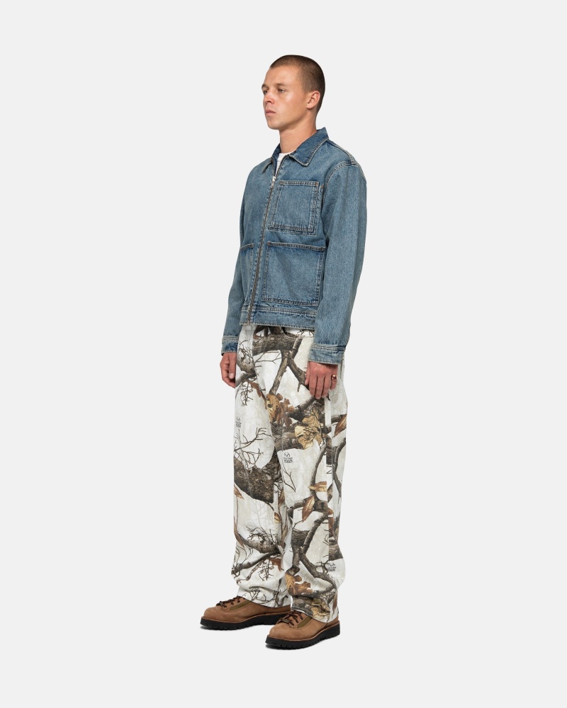 Stüssy Big Ol' Jean Realtree Edge Broek Unisex Snow | RG14-X8-TV