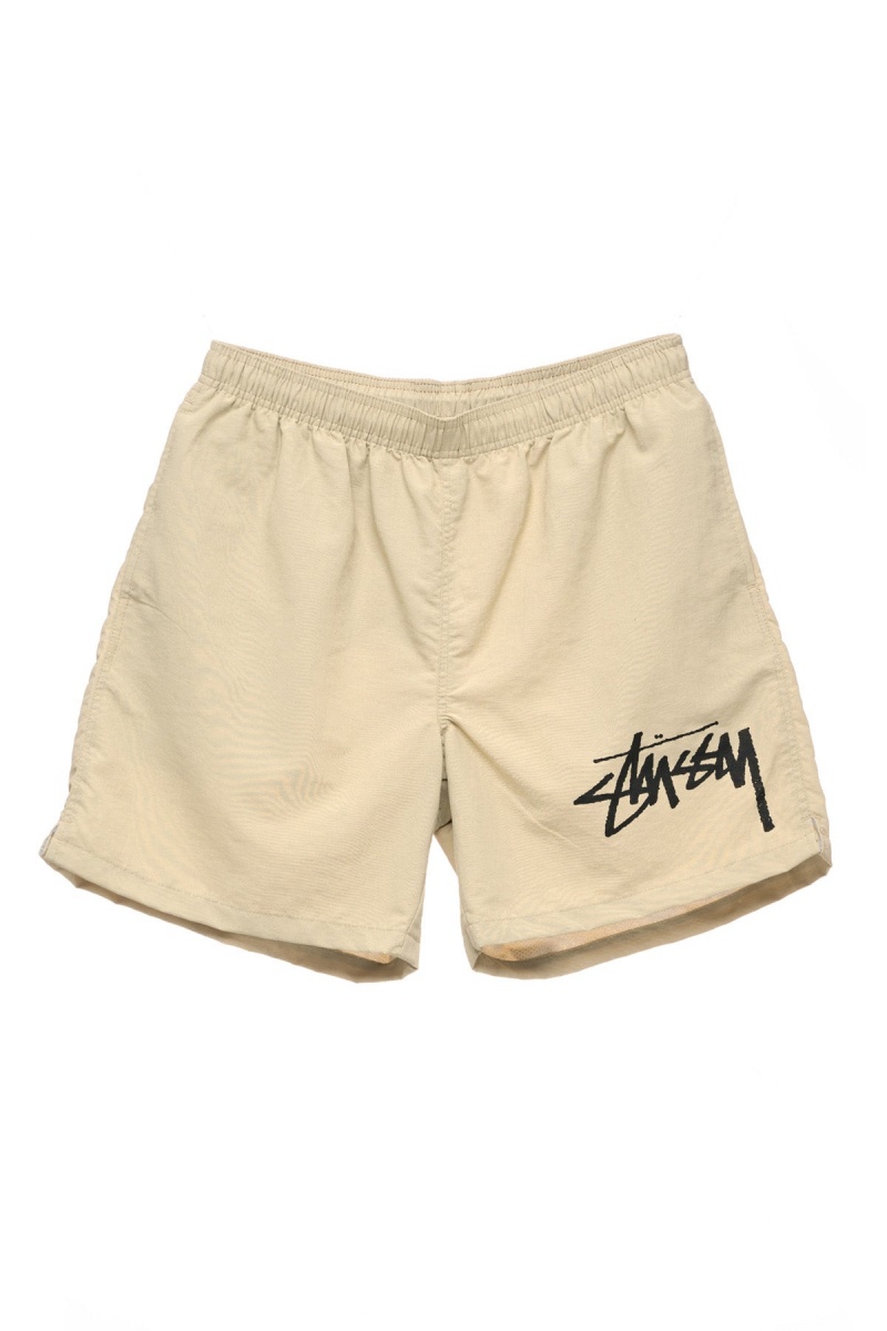 Stüssy Big Stock Watershort Korte Broek Heren Putty | YM86-I4-NO