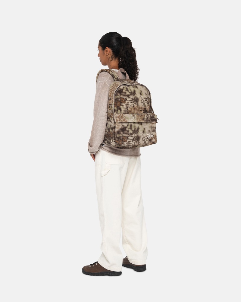 Stüssy Canvas Backpack Rugzak Unisex Highlander | NJ55-S4-BV