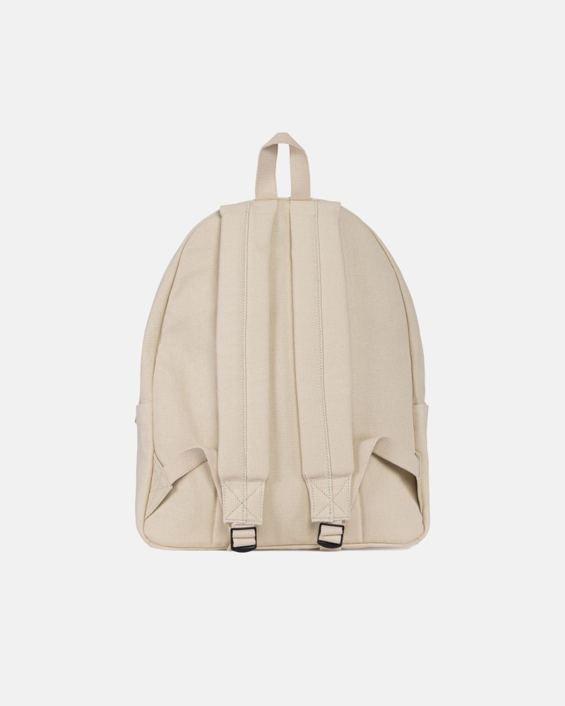 Stüssy Canvas Backpack Rugzak Unisex Natural | WD14-T8-ZP