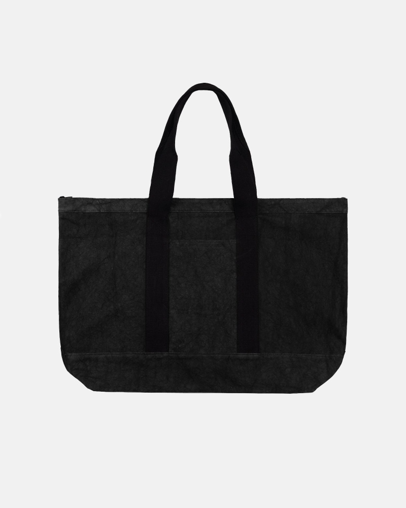 Stüssy Canvas Extra Large Tote Bag Tote Unisex Zwart | BH69-R6-YR