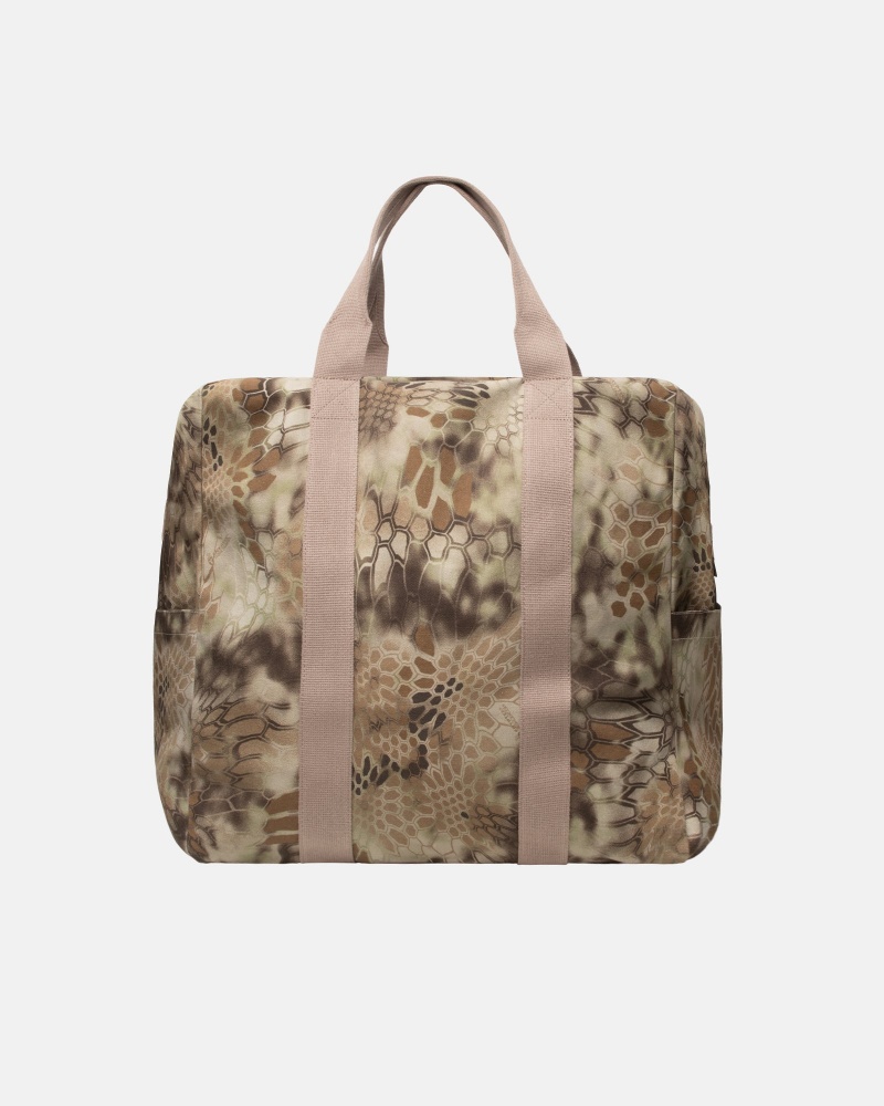 Stüssy Canvas Flight Bag Tote Unisex Highlander | OH46-A8-UR