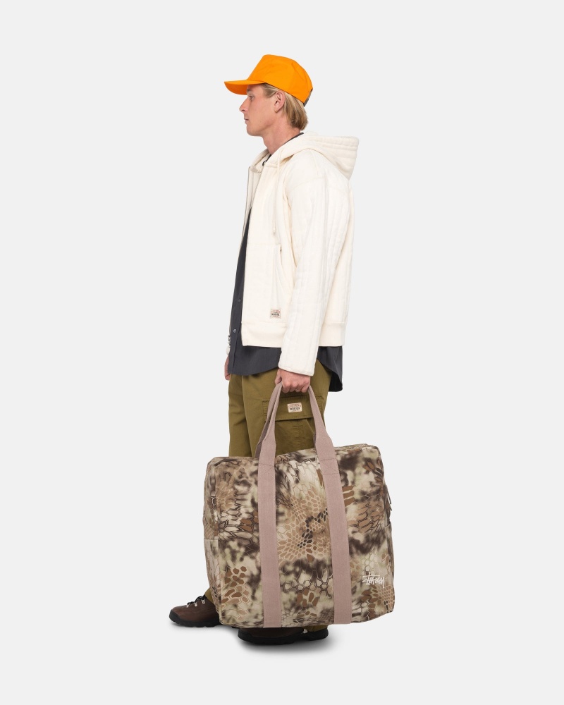 Stüssy Canvas Flight Bag Tote Unisex Highlander | OH46-A8-UR