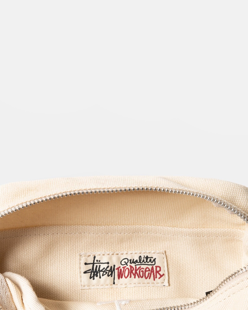 Stüssy Canvas Side Pouch Side Bag Unisex Natural | GF82-Y7-OC