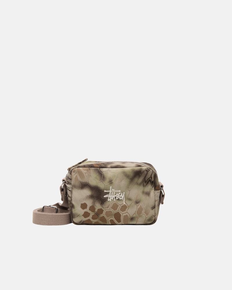 Stüssy Canvas Side Pouch Side Bag Unisex Highlander | WC97-R4-UG