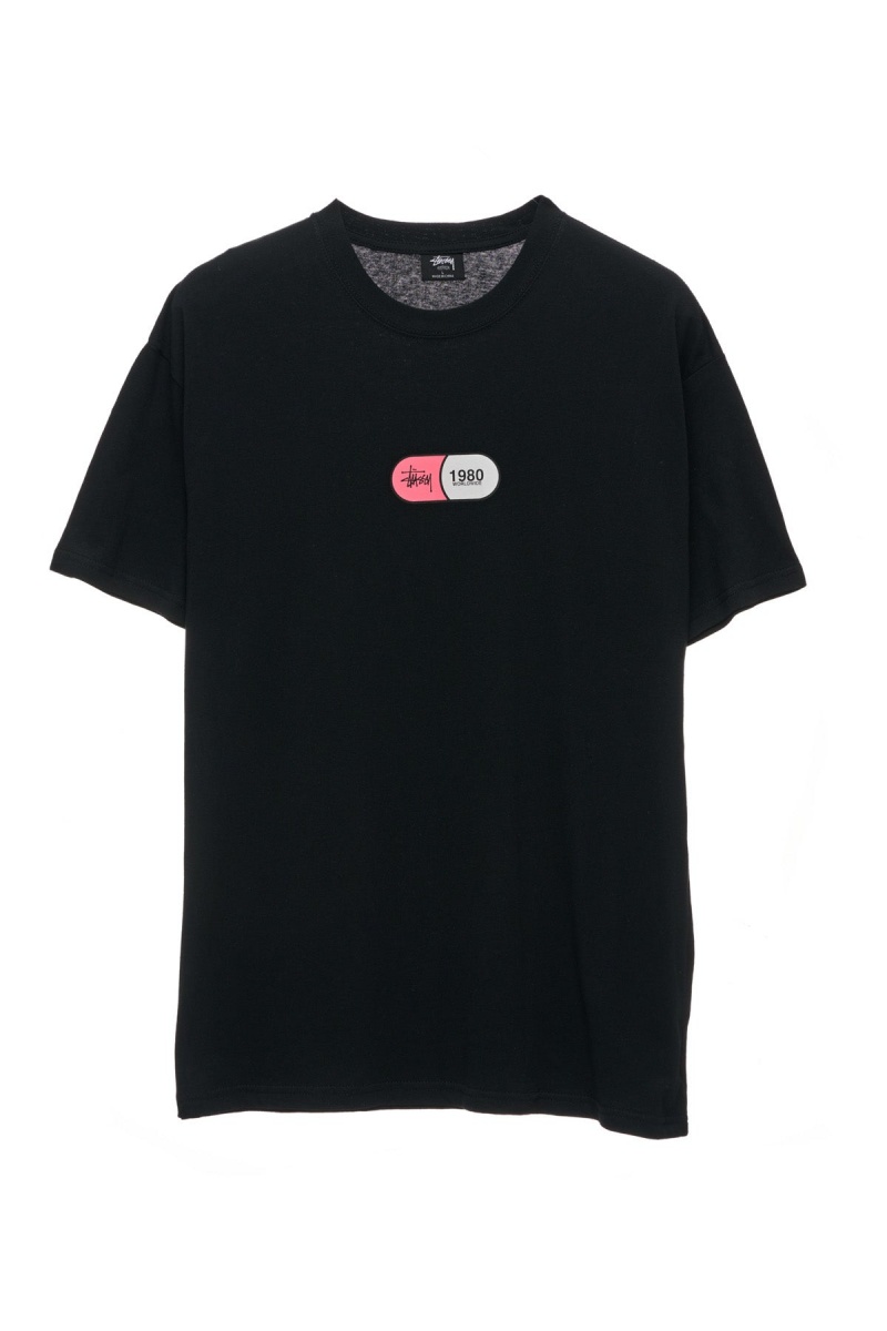 Stüssy Capsule Ss Tee Tees Heren Zwart | PQ32-N2-NX