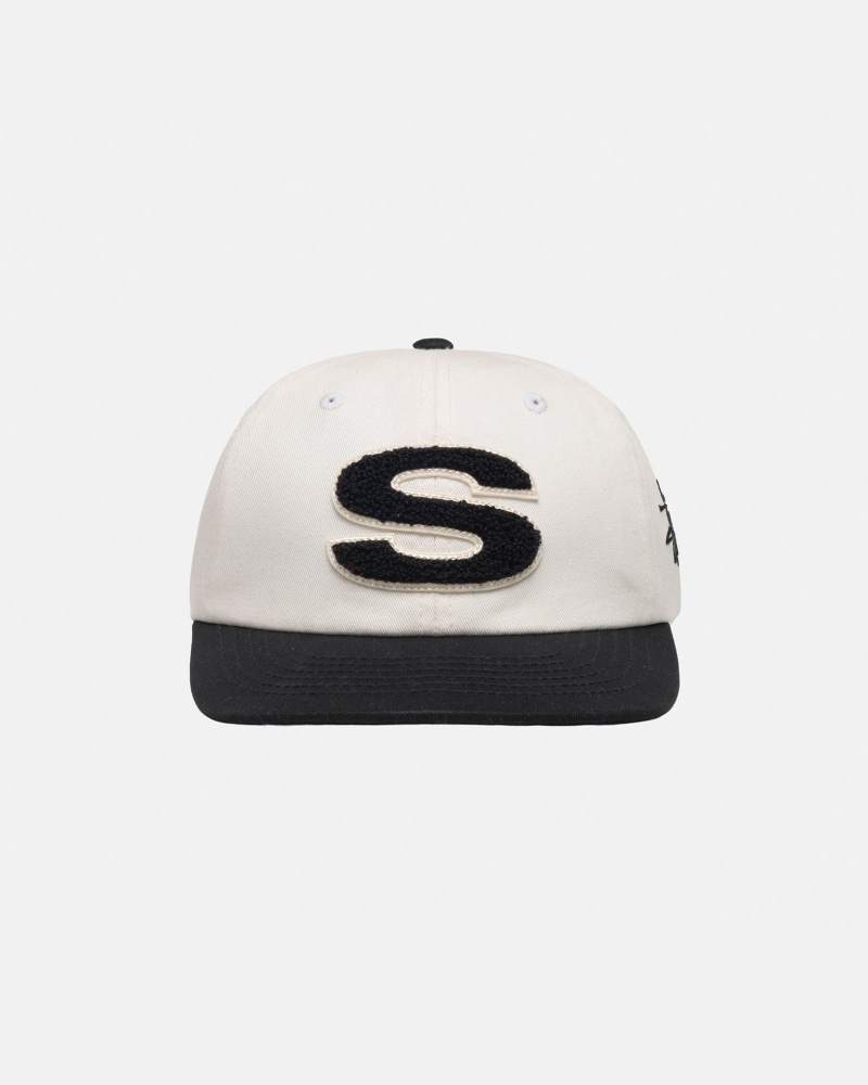 Stüssy Chenille S Low Pro Cap Ball Cap Unisex Natural | UN85-M1-SD