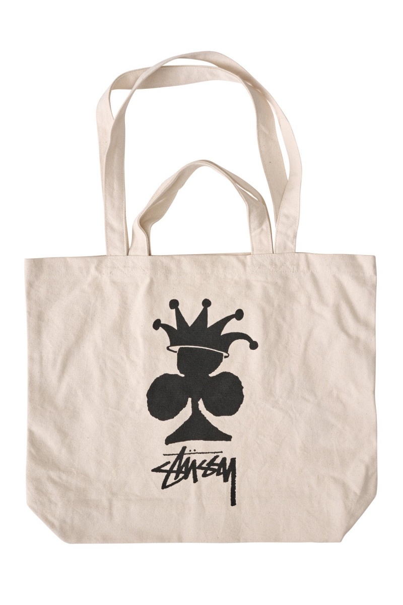 Stüssy Club Crown Os Tote Bag Tassen & Rugzak Heren Wit | SM62-I3-GU