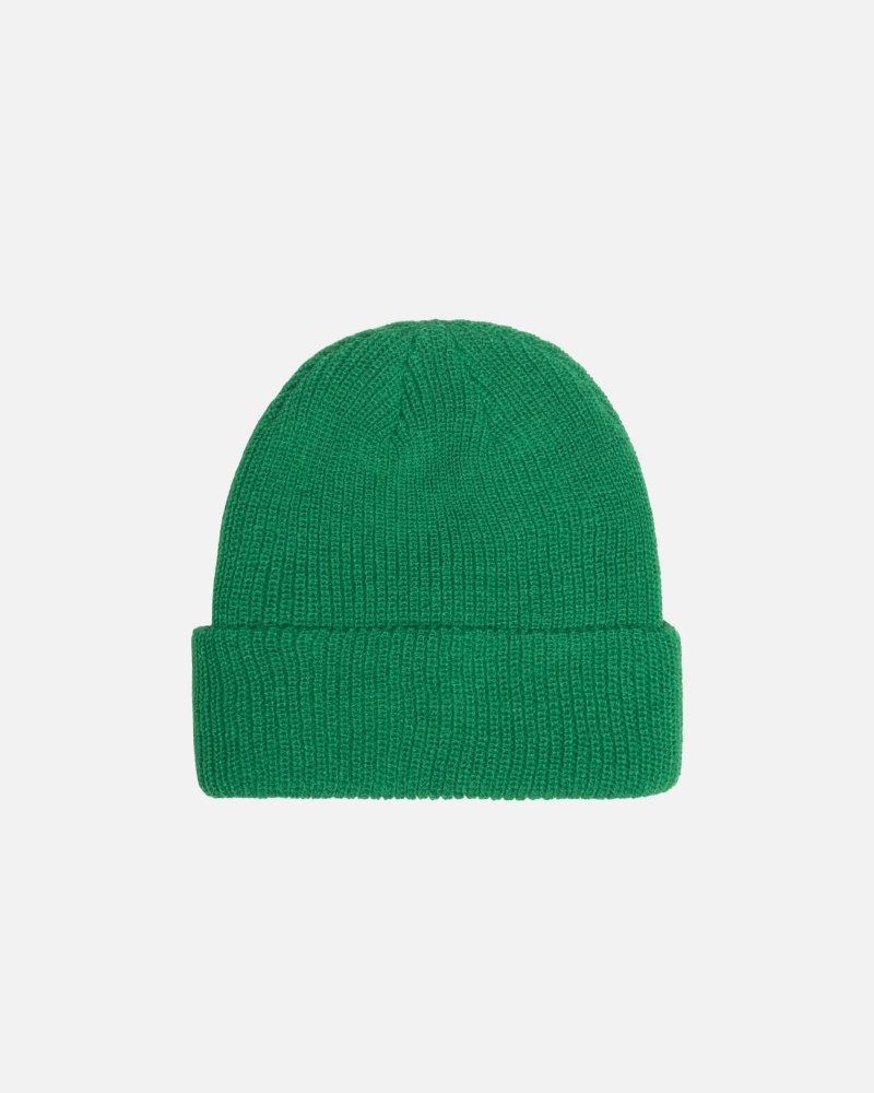 Stüssy Cuff Beanie Basic Muts Unisex Groen | WU01-R5-VD