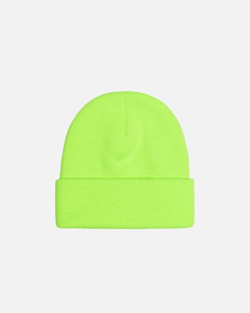 Stüssy Cuff Beanie Stock Muts Unisex Groen | TJ55-S3-AP