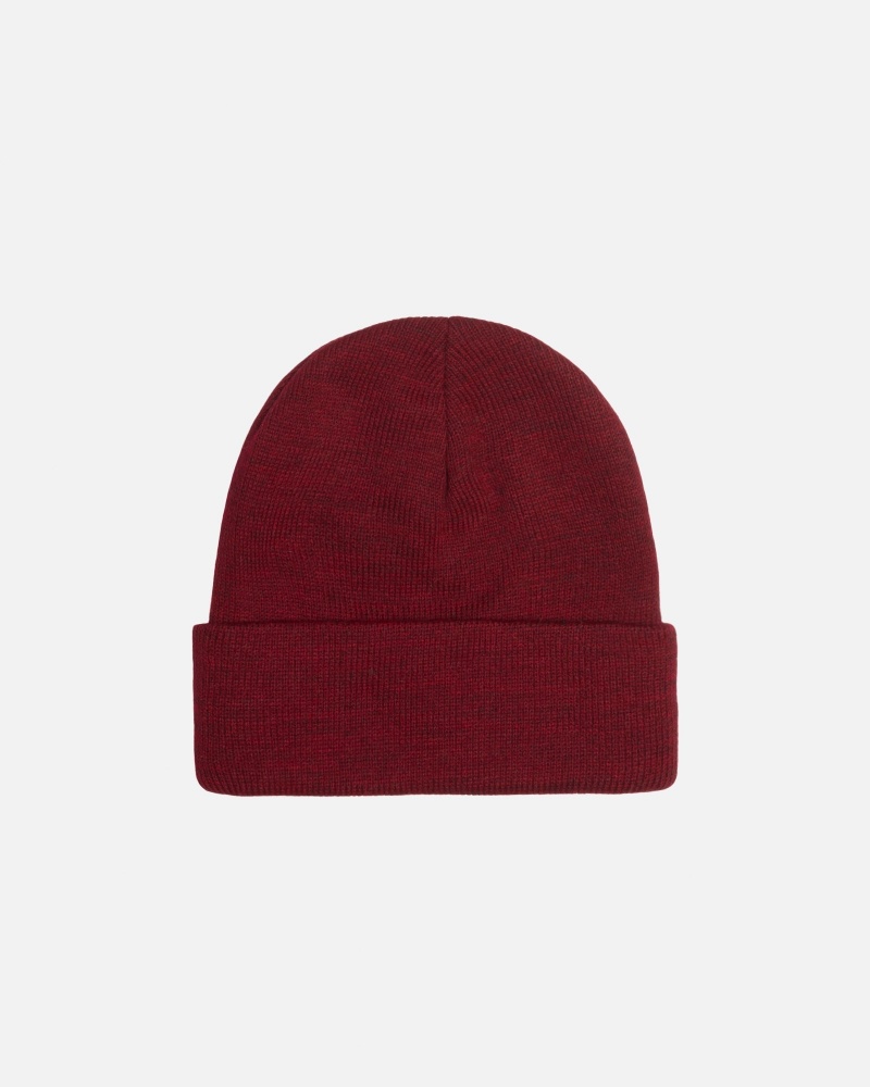 Stüssy Cuff Beanie Stock Muts Unisex Rood | SY75-M6-VH