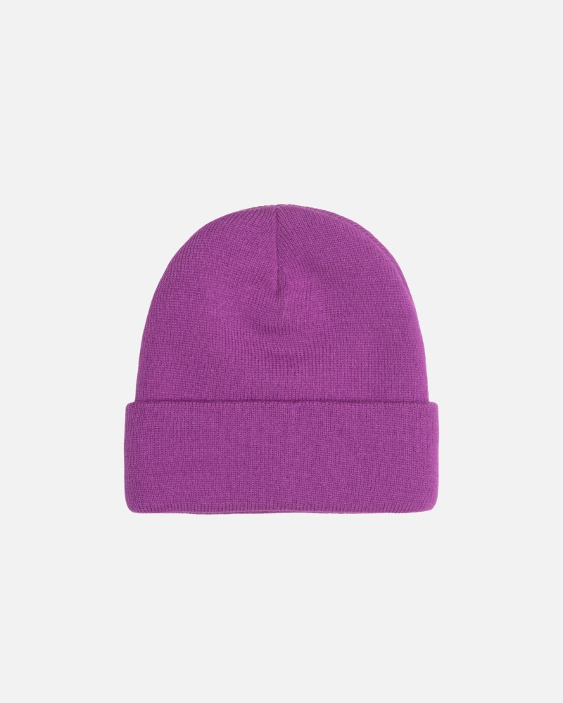 Stüssy Cuff Beanie Stock Muts Unisex Violet | AA27-Q7-MI