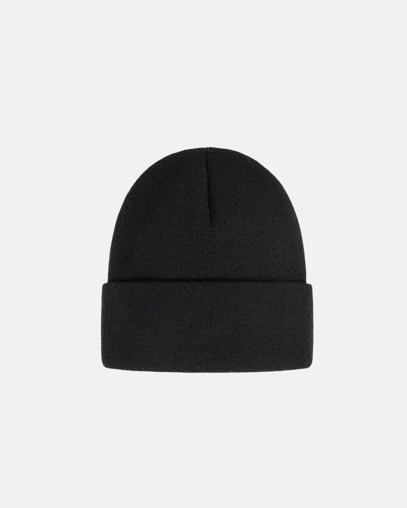 Stüssy Cuff Beanie Stock Muts Unisex Zwart | GJ97-L2-JQ