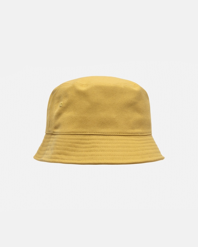 Stüssy Deep Bucket Hat SS Link Bucket Hat Unisex Goud | BL65-S8-BS