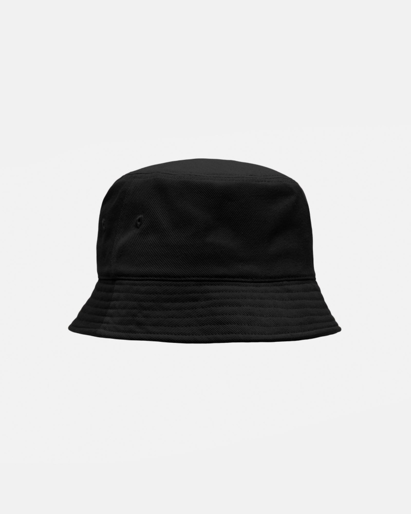 Stüssy Deep Bucket Hat SS Link Bucket Hat Unisex Zwart | ES17-T2-IZ