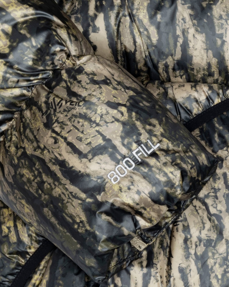 Stüssy Down Parka Micro Ripstop Long Sleeve Outerwear Unisex Camo | LC92-E2-YX