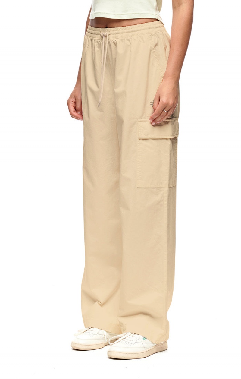 Stüssy Drew Cargo Beach Pant Shorts & Pants Dames Oatmeal | RO22-I7-OX