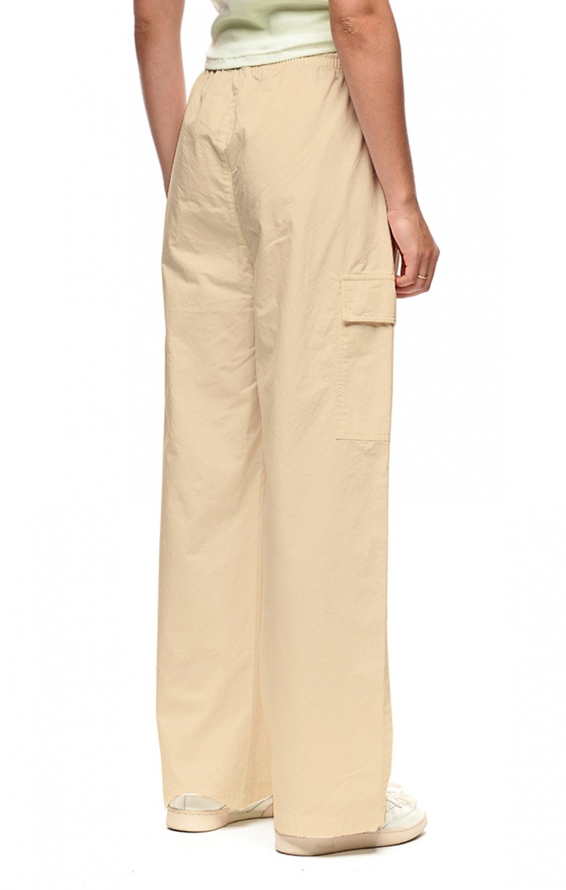 Stüssy Drew Cargo Beach Pant Shorts & Pants Dames Oatmeal | RO22-I7-OX