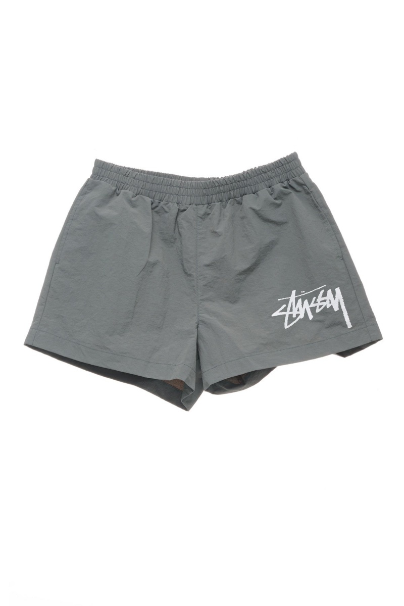 Stüssy Graffiti Kort Shorts & Pants Dames Charcoal | CP26-P9-TQ