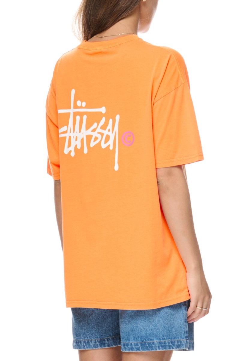 Stüssy Graffiti Pigment Relaxed Tee Tees Dames Oranje | NF69-F0-DI