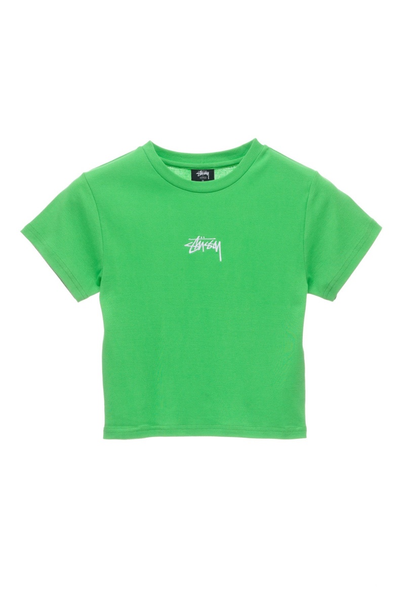 Stüssy Graffiti Rib Tee Tees Dames Apple | PK86-W4-JG