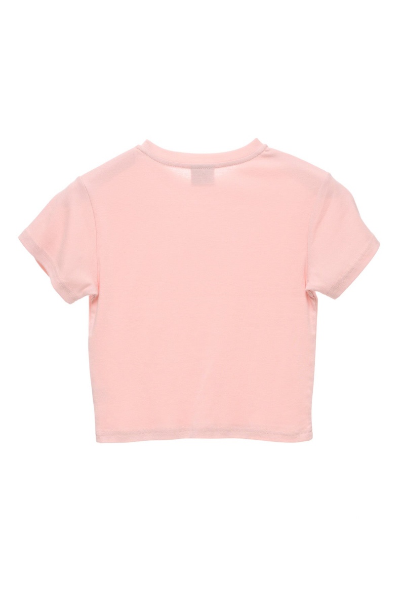 Stüssy Graffiti Rib Tee Tees Dames Roze | MC09-W3-ZX