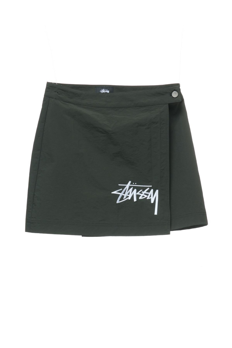 Stüssy Graffiti Wrap Skirt Shorts & Pants Dames Zwart | ZC10-E3-PN