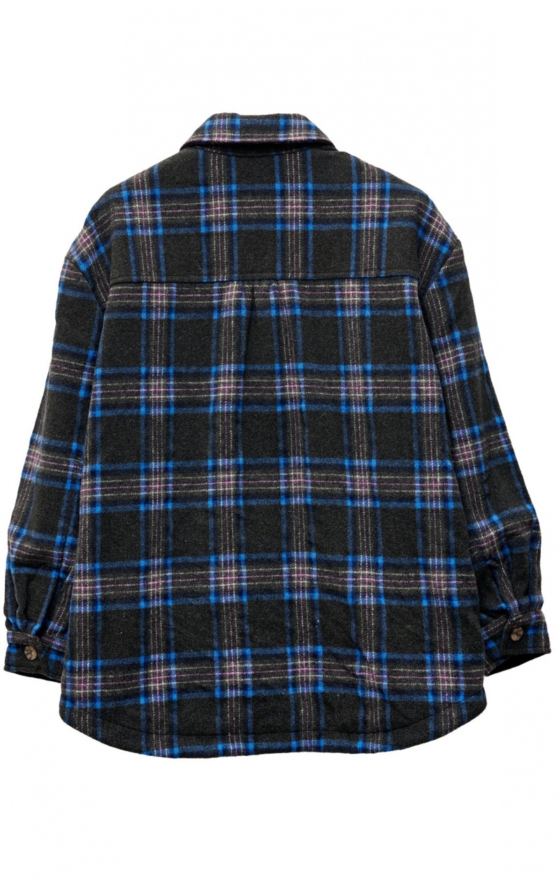 Stüssy Harley Check Worker Jacket Jassen Dames Zwart | EU89-W4-GH