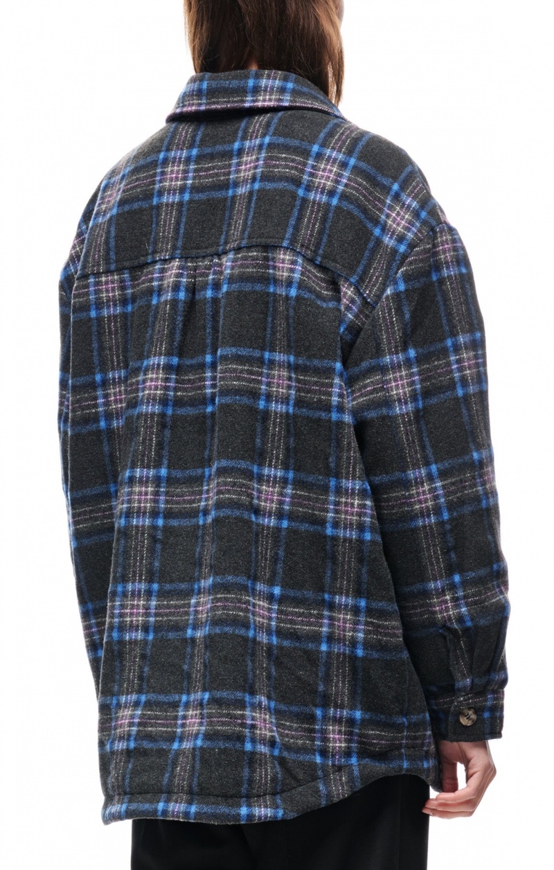 Stüssy Harley Check Worker Jacket Jassen Dames Zwart | EU89-W4-GH