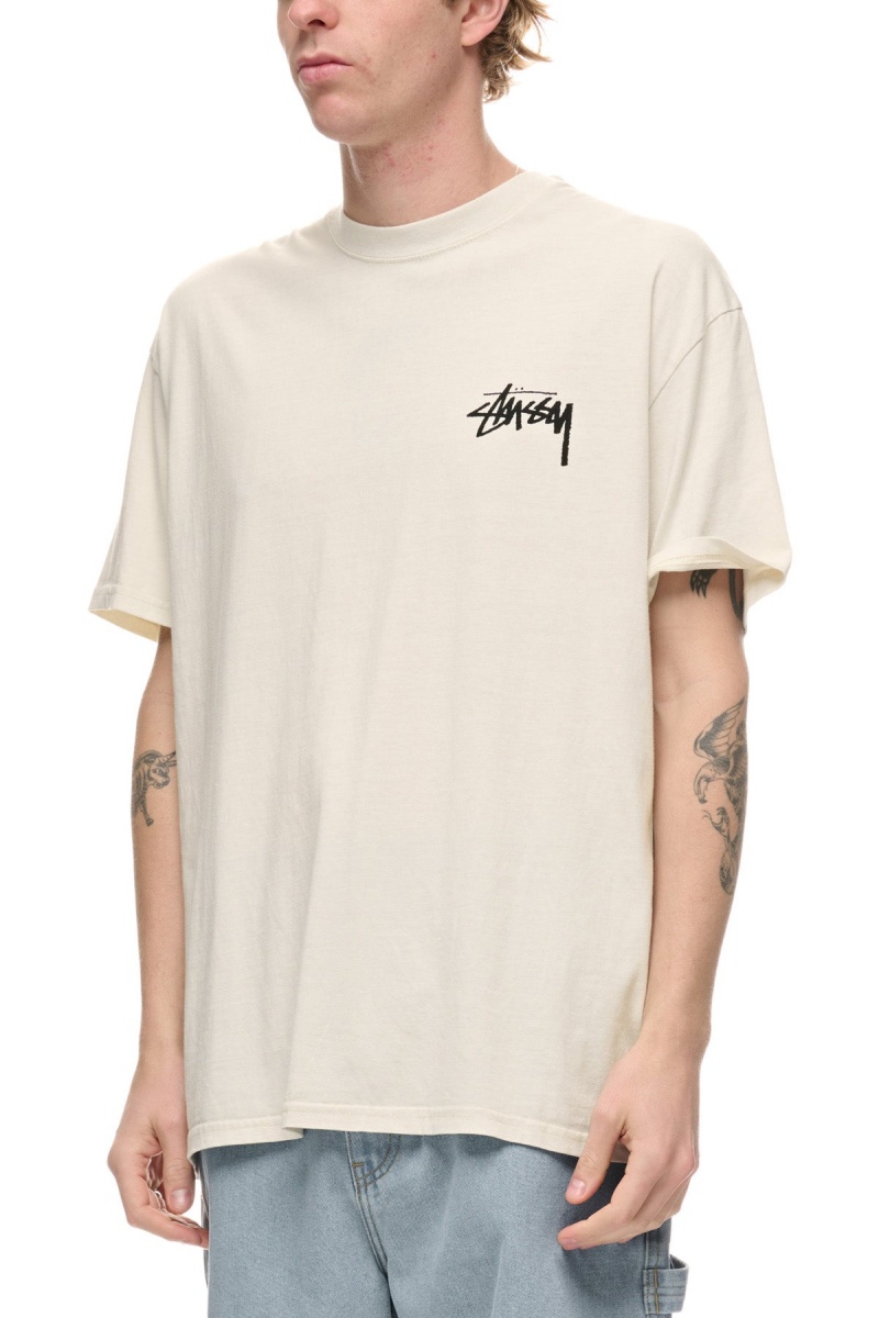 Stüssy How We'Re Living Ss Tee Tees Heren Wit | SP96-O2-ND