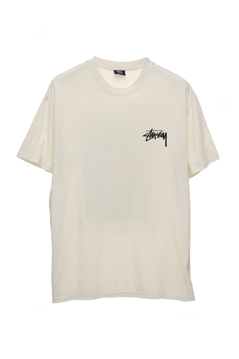 Stüssy How We\'Re Living Ss Tee Tees Heren Wit | SP96-O2-ND