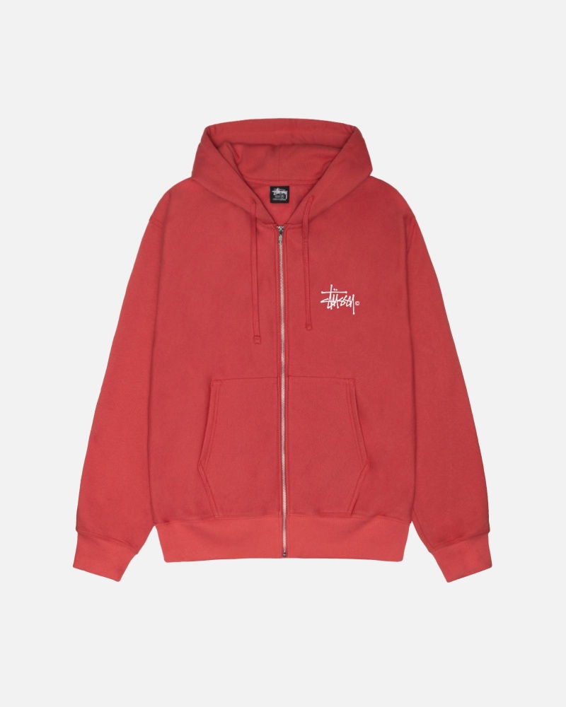 Stüssy Ist Venus Zip Hoodie Long Sleeve Sweatshirt Unisex Pepper | PX46-H4-OE