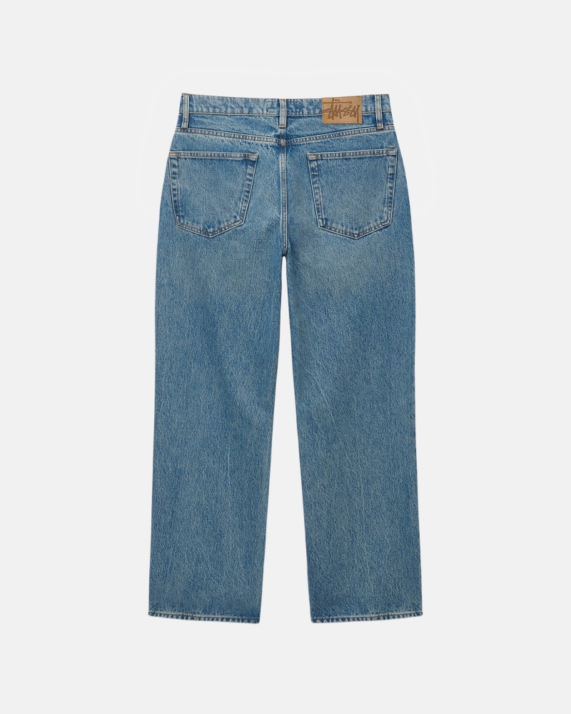 Stüssy Klassieke Jean Denim Denim Unisex Blauw | FI96-M4-TW