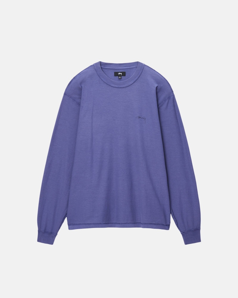 Stüssy Lazy Ls Tee Long Sleeve Knit Unisex Diep | CL84-D7-XL