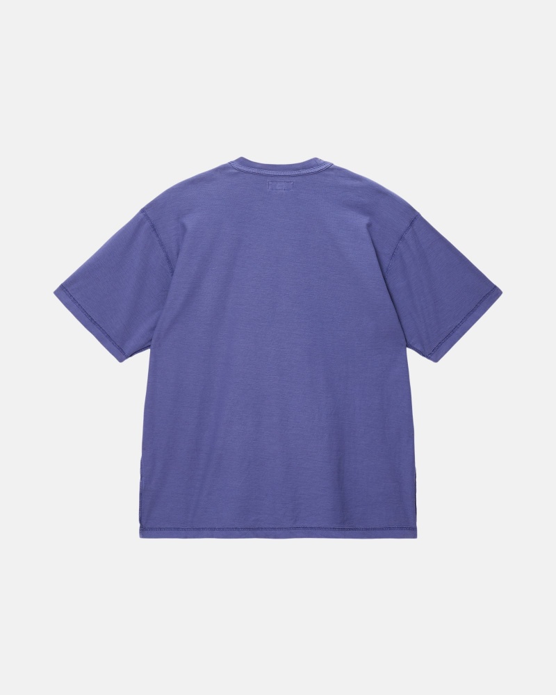 Stüssy Lazy Tee Short Sleeve Knit Unisex Diep | IY56-W3-KA