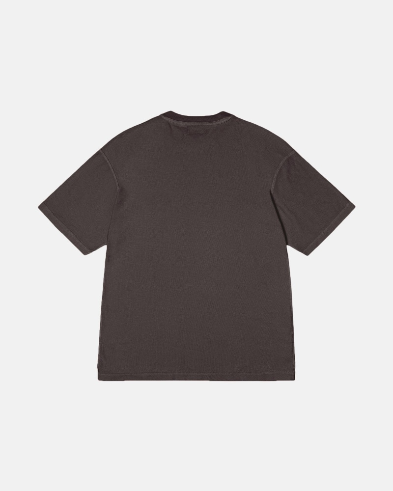 Stüssy Lazy Tee Short Sleeve Knit Unisex Zwart | NJ06-H0-JA