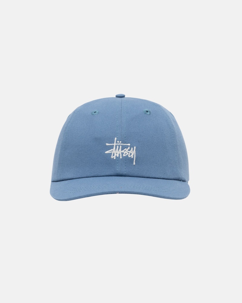 Stüssy Low Pro Basic Stock Strapback Ball Cap Unisex Slate | QS32-Z4-CU