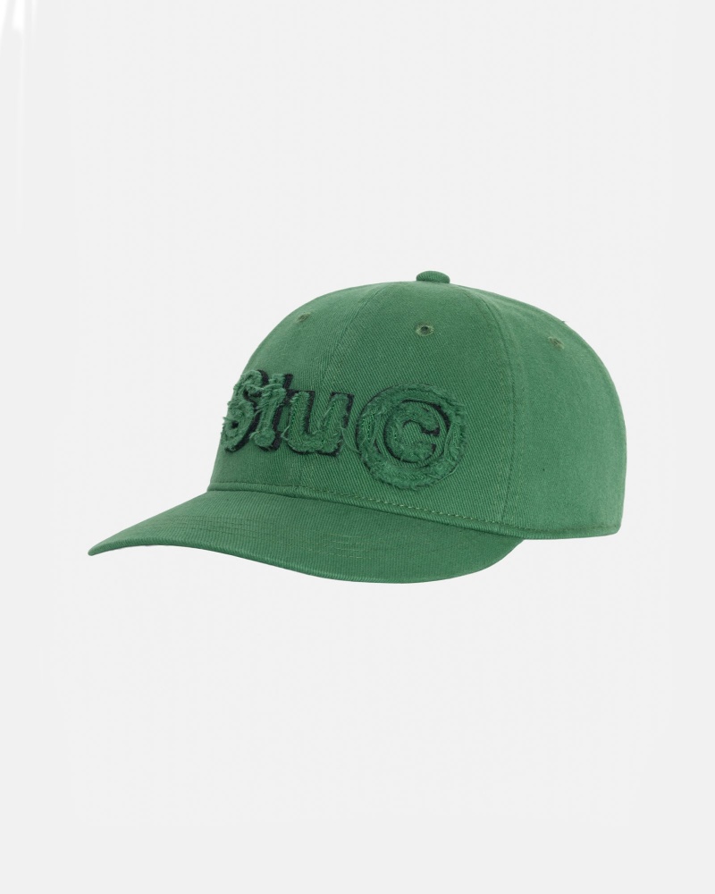 Stüssy Low Pro Copyright Applique Strapback Ball Cap Unisex Groen | AT91-G9-DP