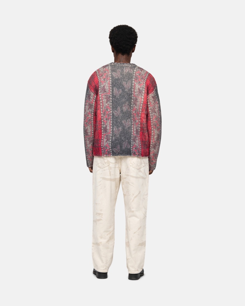 Stüssy Mixed Print Alpaca Trui Long Sleeve Sweater Unisex | PR29-S8-XM