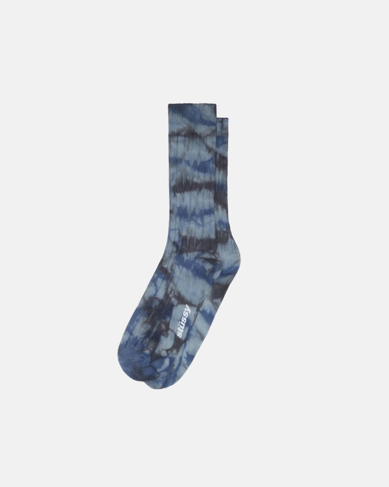 Stüssy Multi Dyed Geribbeld Socks Sokken Heren Blauw | HI31-N2-UJ