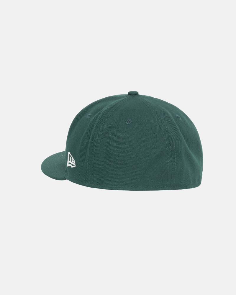 Stüssy New Era 59Fifty Authentic Ball Cap Unisex Groen | HR06-R8-LI