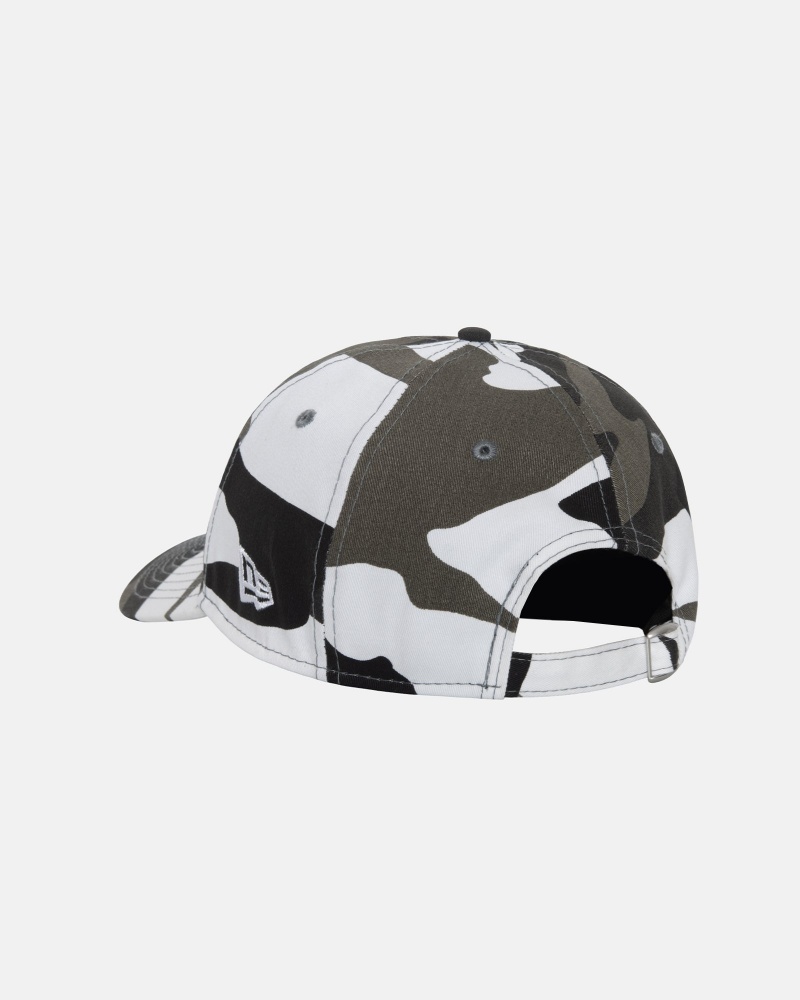 Stüssy New Era 9Twenty Basic Strapback Ball Cap Unisex Camo | KL34-M7-IC