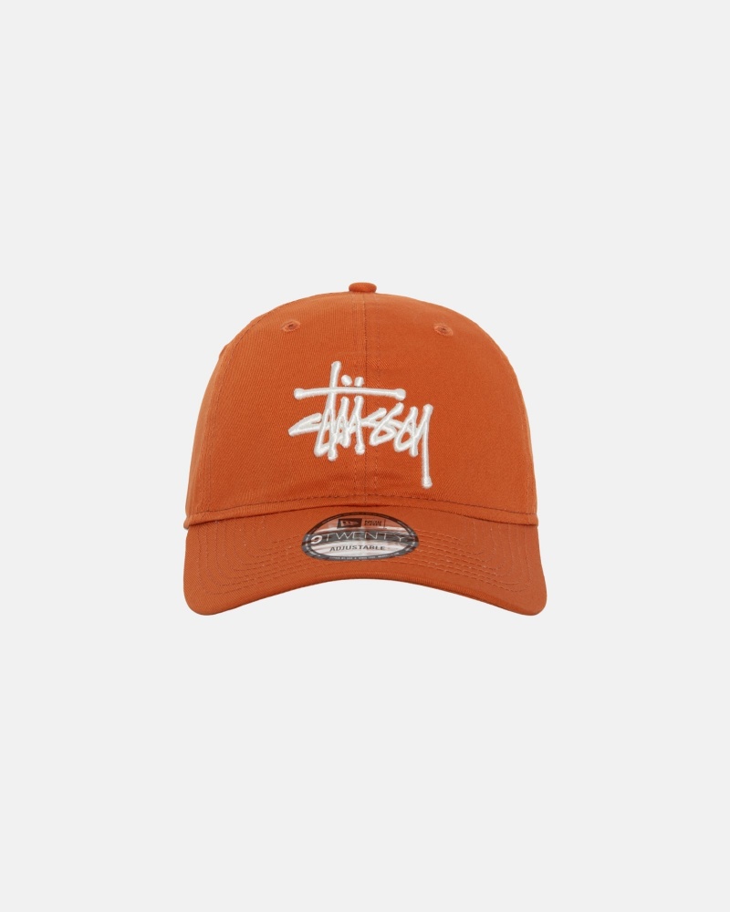 Stüssy New Era 9Twenty Basic Strapback Ball Cap Unisex Oranje | BG87-F7-OR