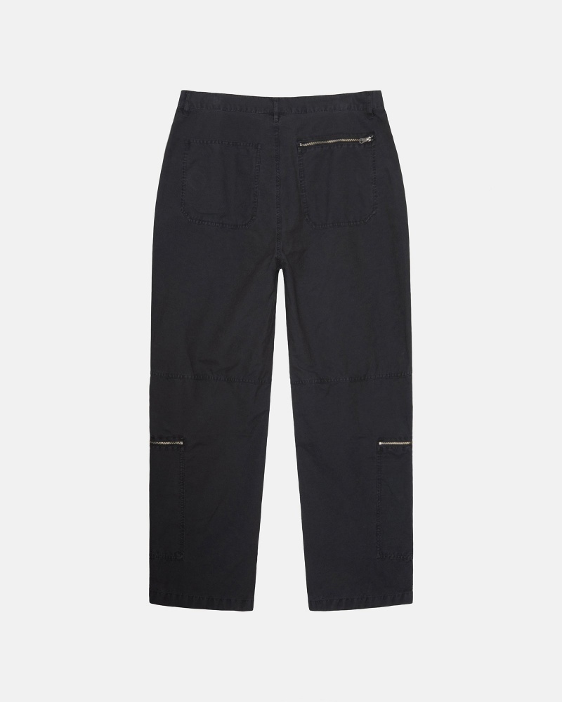 Stüssy Nyco Flight Pant Broek Unisex Zwart | OV55-O0-QG