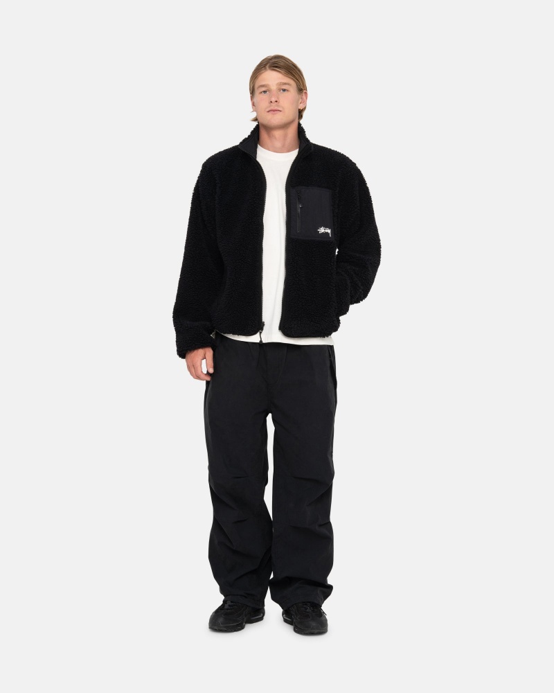 Stüssy Nyco Over Trousers Broek Unisex Zwart | WC25-B1-PG