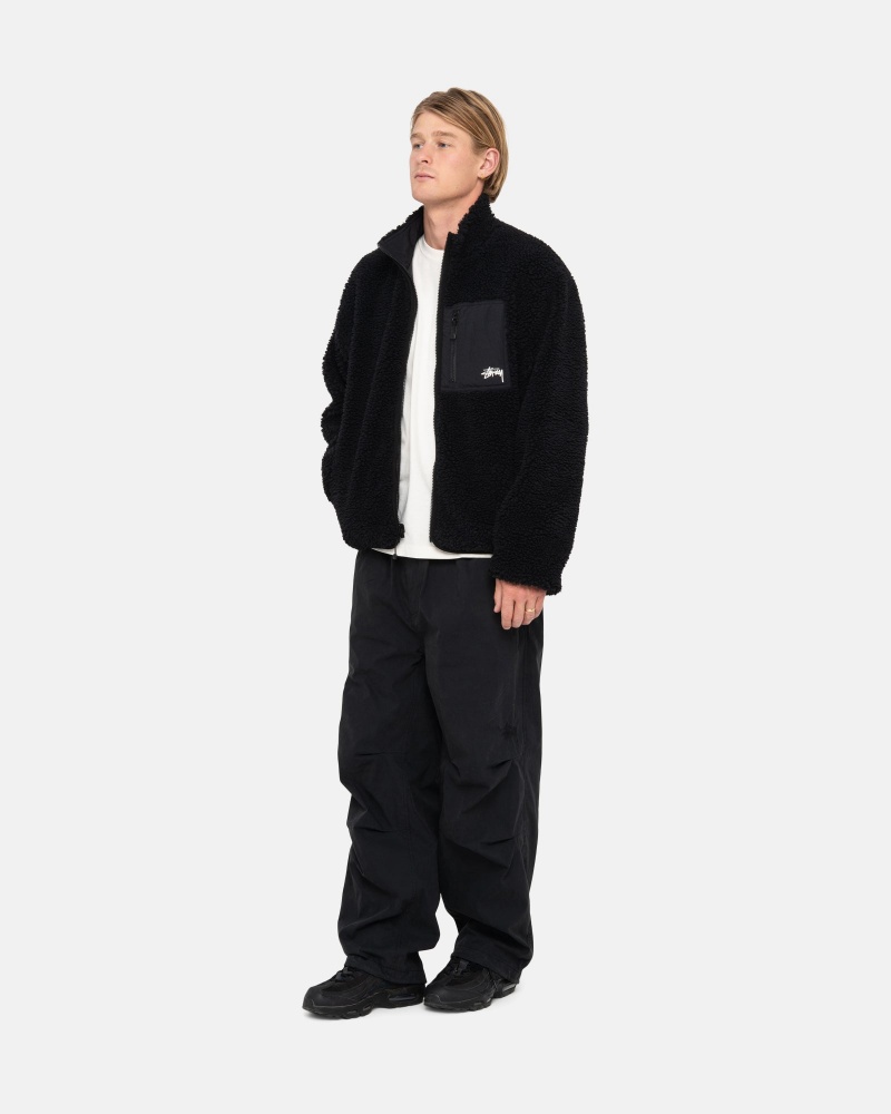 Stüssy Nyco Over Trousers Broek Unisex Zwart | WC25-B1-PG