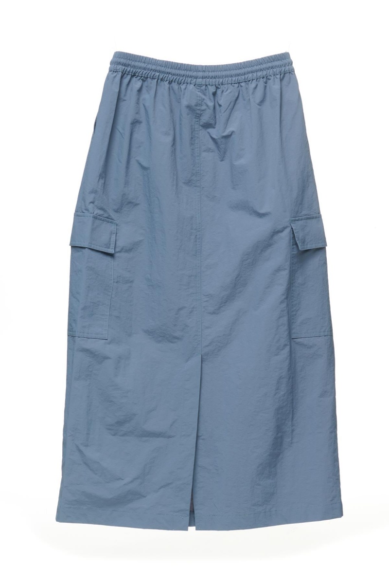 Stüssy Nylon Cargo Midi Skirt Shorts & Pants Dames Blauw | AW36-Y7-TN