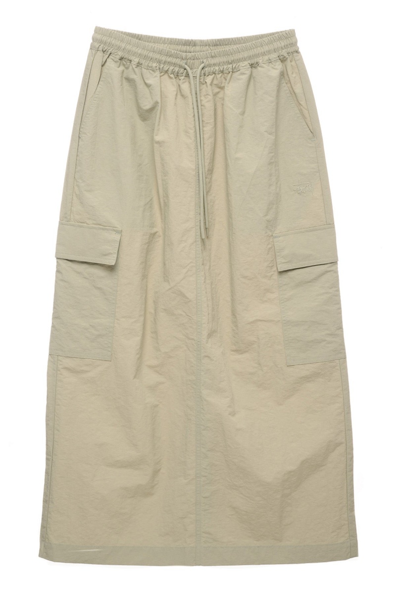 Stüssy Nylon Cargo Midi Skirt Shorts & Pants Dames Lichtgroen | VT30-X1-QR