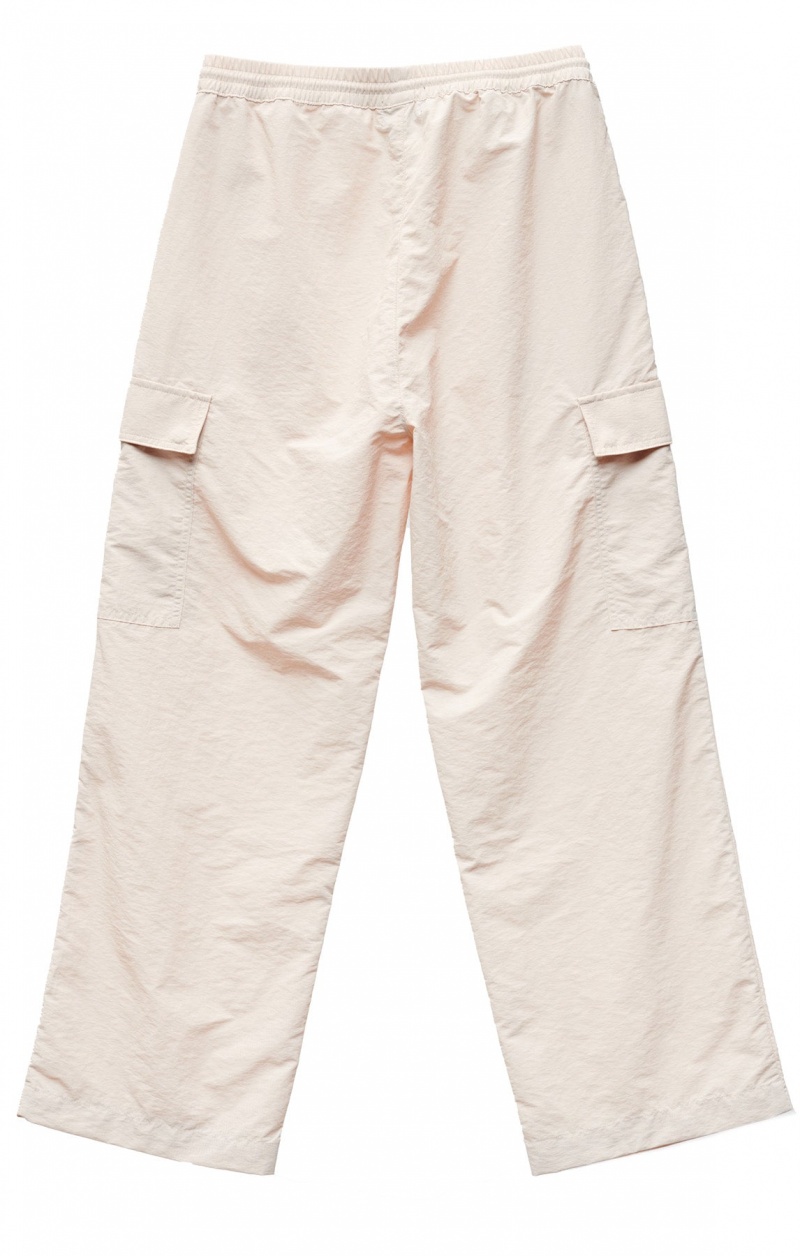 Stüssy Nylon Cargo Pant Shorts & Pants Dames Oatmeal | PQ90-J5-GY