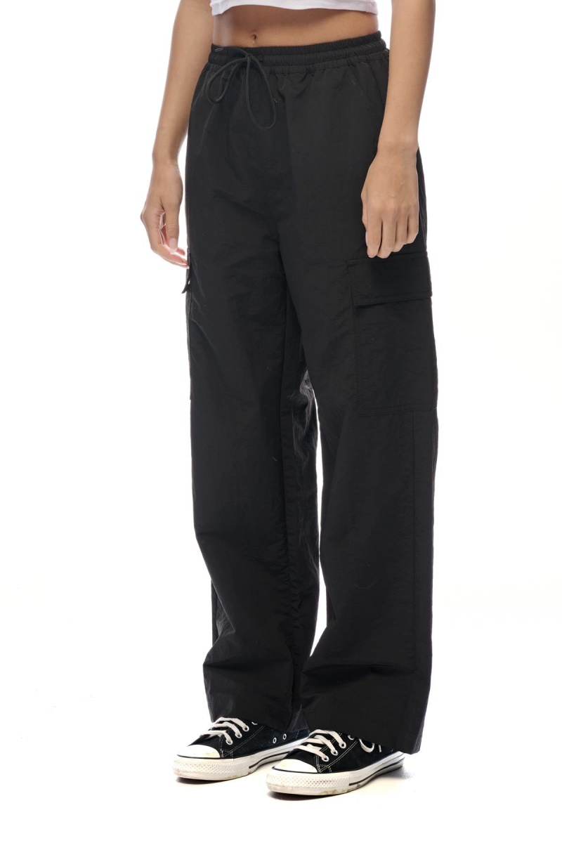 Stüssy Nylon Cargo Pant Shorts & Pants Dames Zwart | NY81-M4-WU